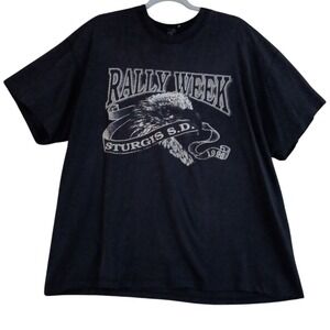 Vintage Sturgis SD Rally Week 1996 Eagle Biker Graphic‎ T-Shirt